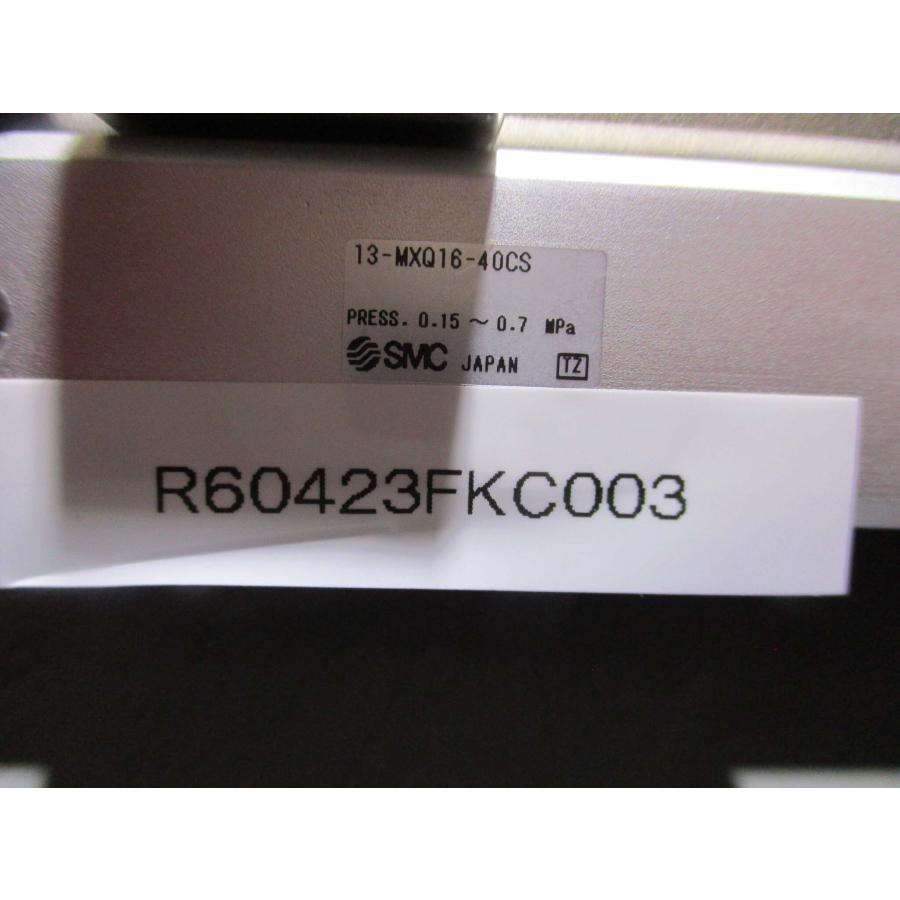 新古 SMC 13-MXQ16-40CS エアスライドテーブル/D-M9N*2 無接点オート