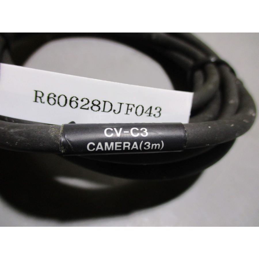 中古 Keyence CV-C3 長さ3m カメラケーブル 2個(R60628DJF043