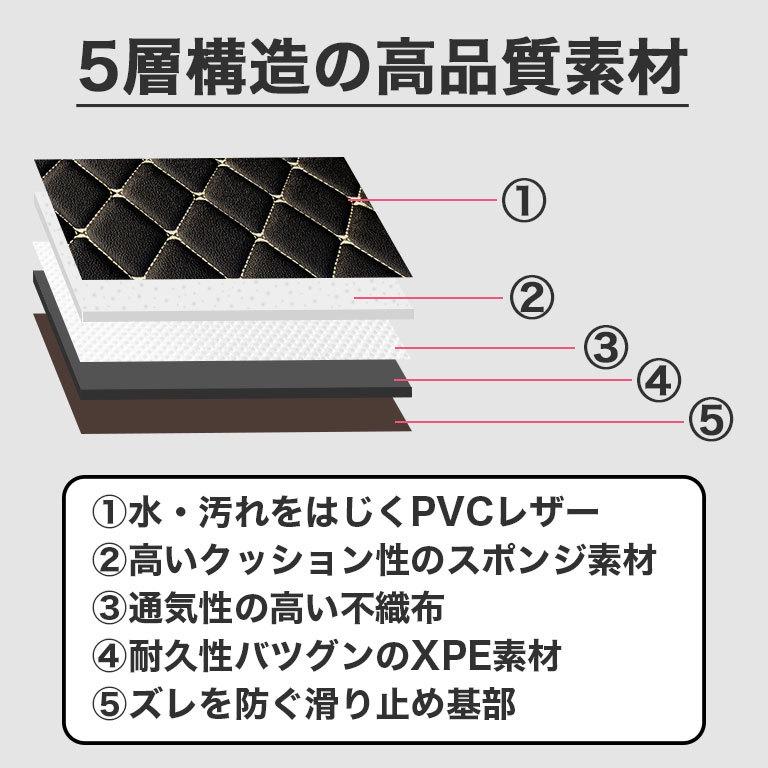 【再入荷！】 ヴォクシー フロアマット 80系 90系 ノア エスクァイア 運転席 助手席 セット フロントセンター トヨタ voxy 煌 車 7人 8人 前期 後期 PVC 自動車マット fm018