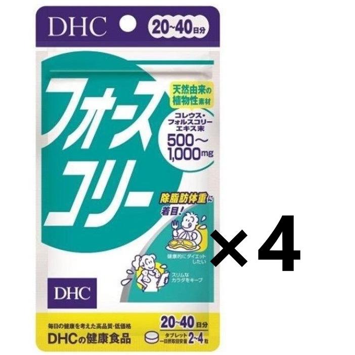 DHC フォースコリー 20-40日分 80粒 フォルスコリ×4個セット : Grow 