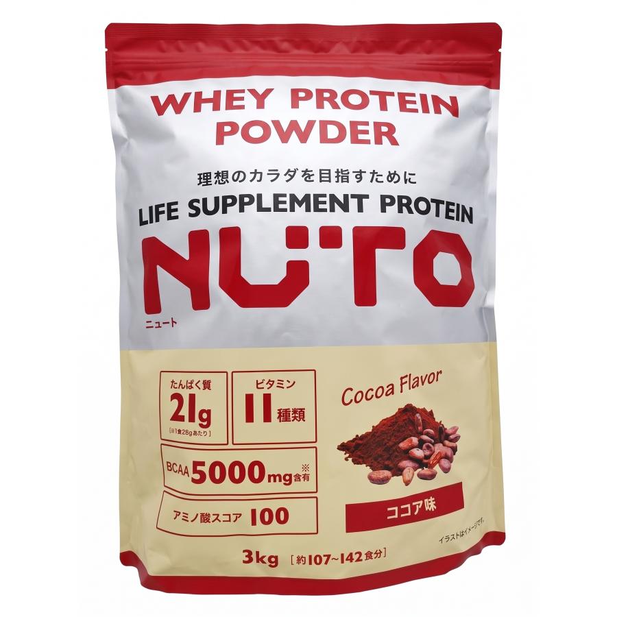 NUTO プロテインパウダー ココア味 3000g ホエイ コストコ（Yahoo!・Grow-Rich-Japan）