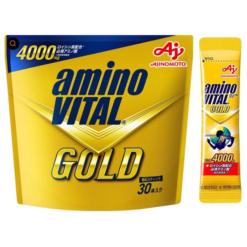アミノバイタル GOLD グレープフルーツ味 30本入 パウチ アミノ酸 4000mg BCAA 味の素