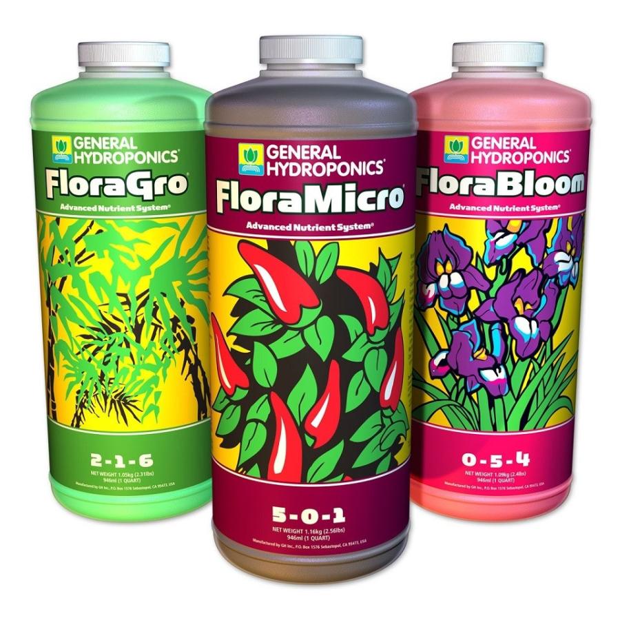 GH フローラ Micro/Bloom/Gro 3本セット GH フローラ Micro/Bloom/Gro (中) 3本セット : Flora Farm - 通販
