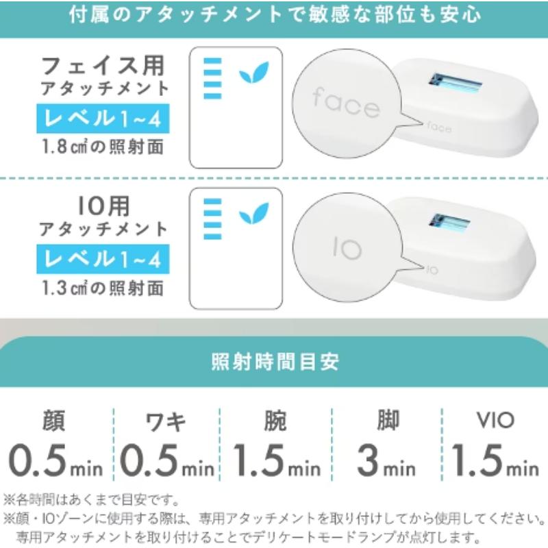 【正規品】アイリスオーヤマ micoLA 光美容器 つるすべ肌 ムダ毛ケア｜growth-222｜11