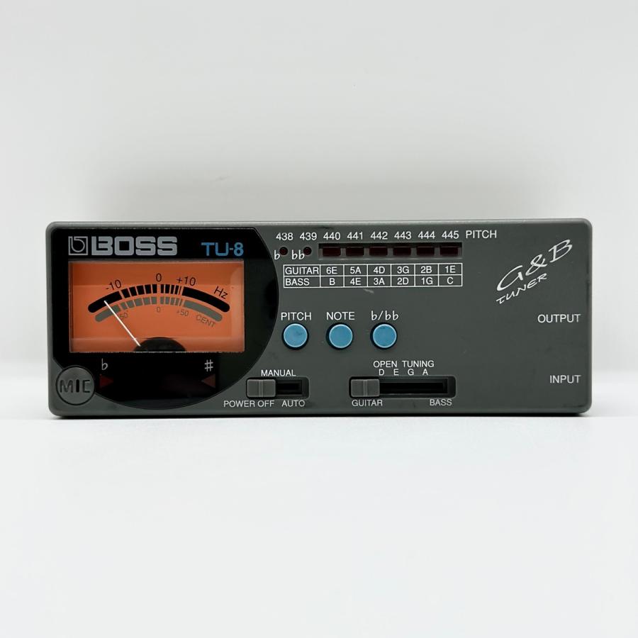 BOSS(楽器、器材) Boss TU-8 Guitar Bass Tuner ボス BOSS(楽器、器材) Boss TU-8 Guitar Bass Tuner ボス