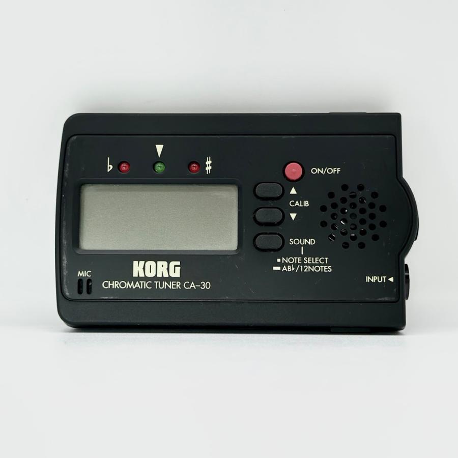 Buskersエレキギター KORG CA-30 クロマチックチューナー 譜面台 KORG Korg CA-30 Guitar Bass Tuner コルグ チューナー