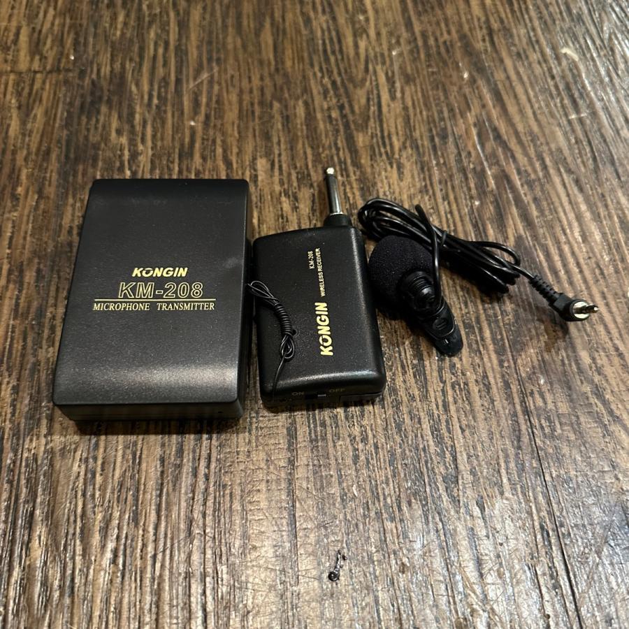 KONGIN ET-WIMIC KM-208 ワイヤレスピンマイク PA機器 音響 -a479