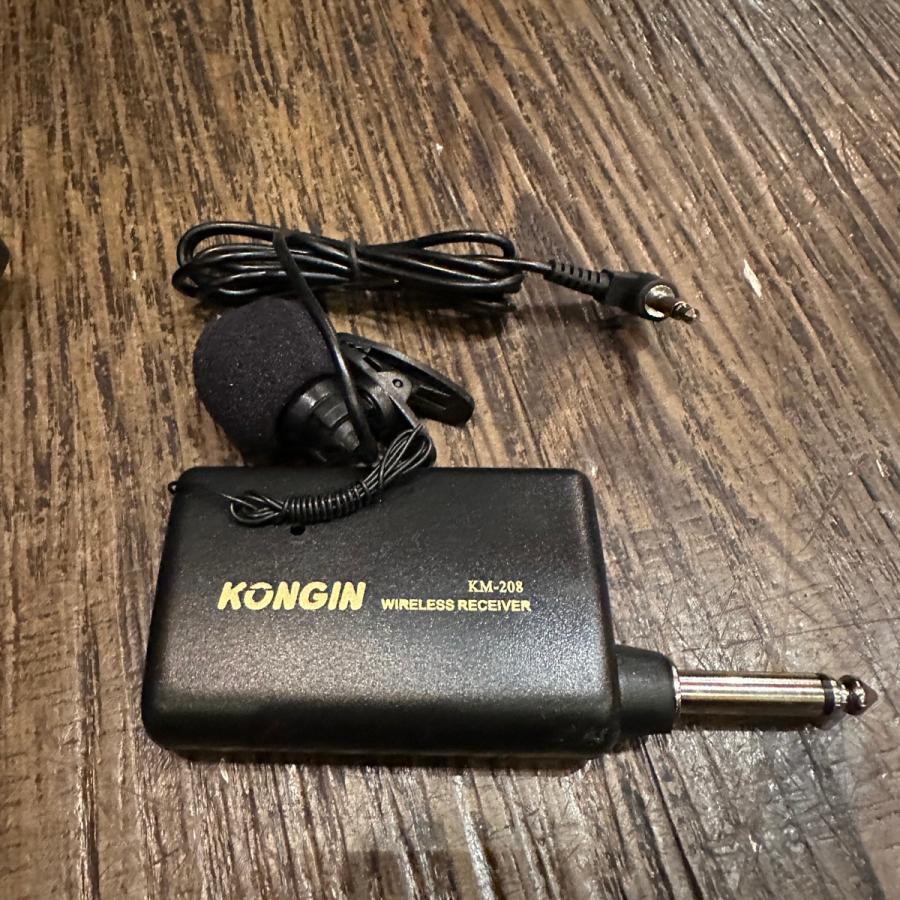 KONGIN ET-WIMIC KM-208 ワイヤレスピンマイク PA機器 音響 -a479