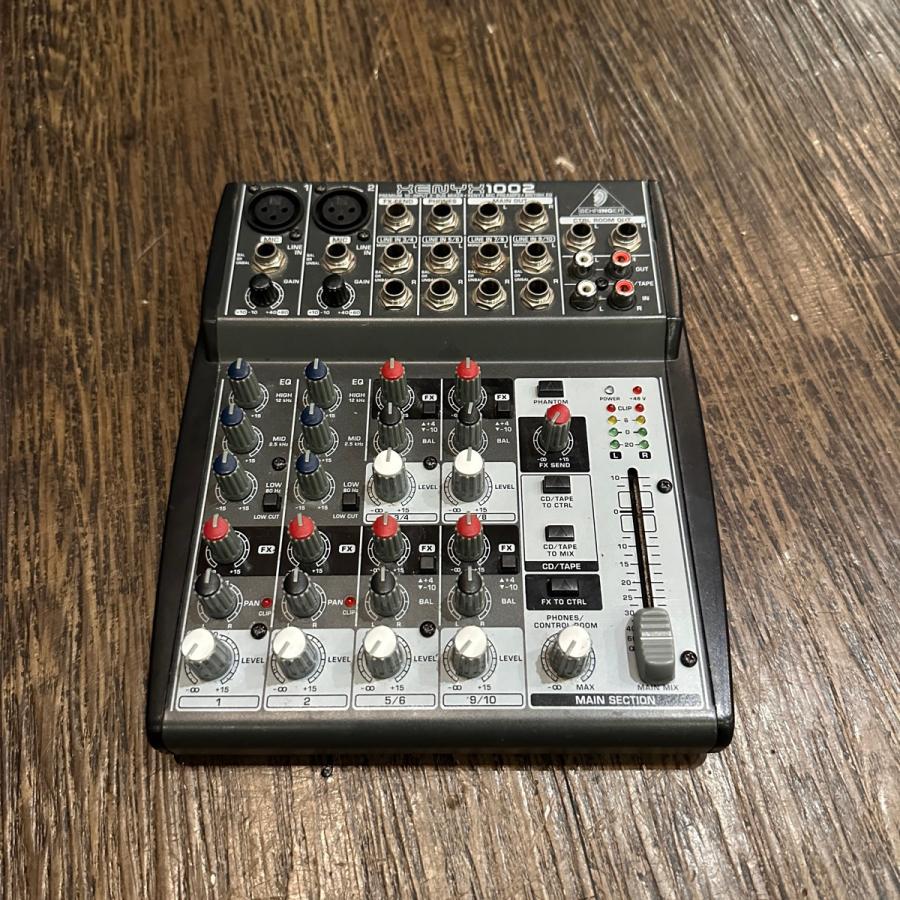 Behringer XENYX1002 PAミキサー ベリンガー -a480 : GrunSound Behringer XENYX1002 PAミキサー ベリンガー -a480 : GrunSound