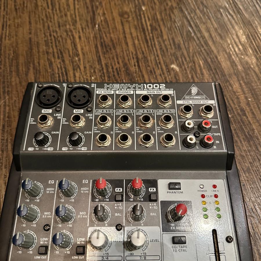 Behringer XENYX1002 PAミキサー ベリンガー -a480 : GrunSound Behringer XENYX1002 PAミキサー ベリンガー -a480 : GrunSound