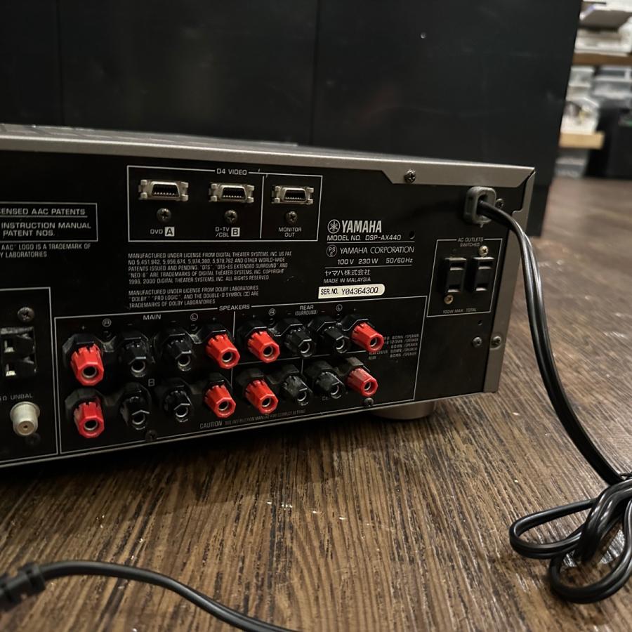 YAMAHA Yamaha DSP-AX440 ヤマハ AVアンプ 映画鑑賞 音楽鑑賞 YAMAHA Yamaha DSP-AX440 ヤマハ AVアンプ 映画鑑賞 音楽鑑賞
