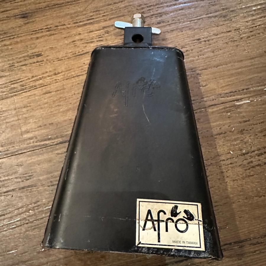 Afro Cowbell カウベル 黒色 クランプ パーカッション -a598
