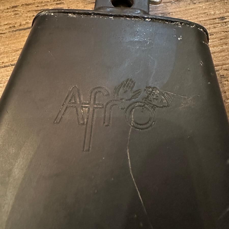 Afro Cowbell カウベル 黒色 クランプ パーカッション -a598