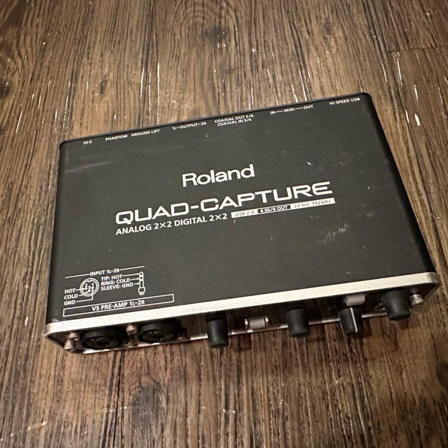 オーディオインターフェース Roland QUAD-CAPTURE UA-55 Roland UA-55 QUAD-CAPTURE Audio Interface USB2.0 24 Bit 192 kHz 4