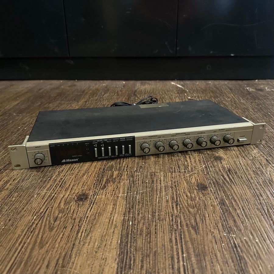 Maxon HD1501 MARMONICS DELAY マルチエフェクター Maxon HD 1501 Harmonics / Delay Effect Processor 1U PA機器