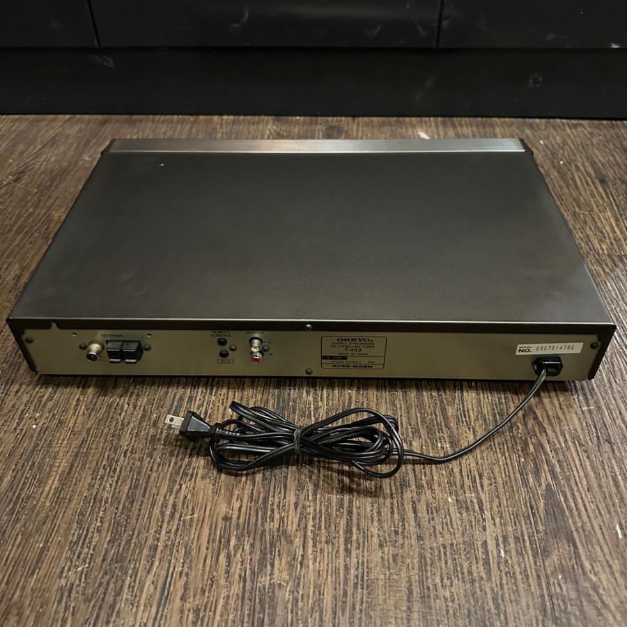 ONKYO Onkyo T-403 AM/FM チューナー オンキョー ラジオ -a834 ONKYO Onkyo T-403 AM/FM チューナー オンキョー ラジオ -a834