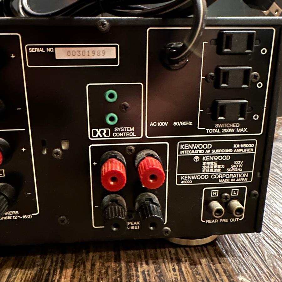 ケンウッド Kenwood KA-V6000 AVアンプ 映画鑑賞 音楽鑑賞 -a836 ケンウッド Kenwood KA-V6000 AVアンプ 映画鑑賞 音楽鑑賞 -a836
