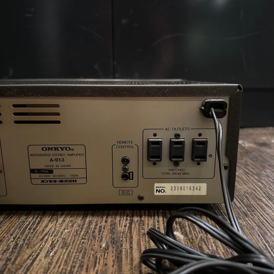 ONKYO Onkyo A-913 1990年代 オンキョー プリメインアンプ -a838 ONKYO Onkyo A-913 1990年代 オンキョー プリメインアンプ -a838