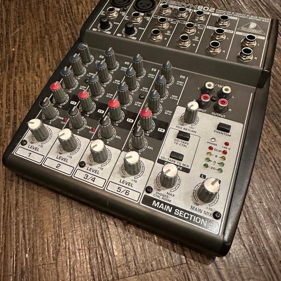 Behringer XENYX 802 PAミキサー ベリンガー -a847 : GrunSound Behringer XENYX 802 PAミキサー ベリンガー -a847 : GrunSound