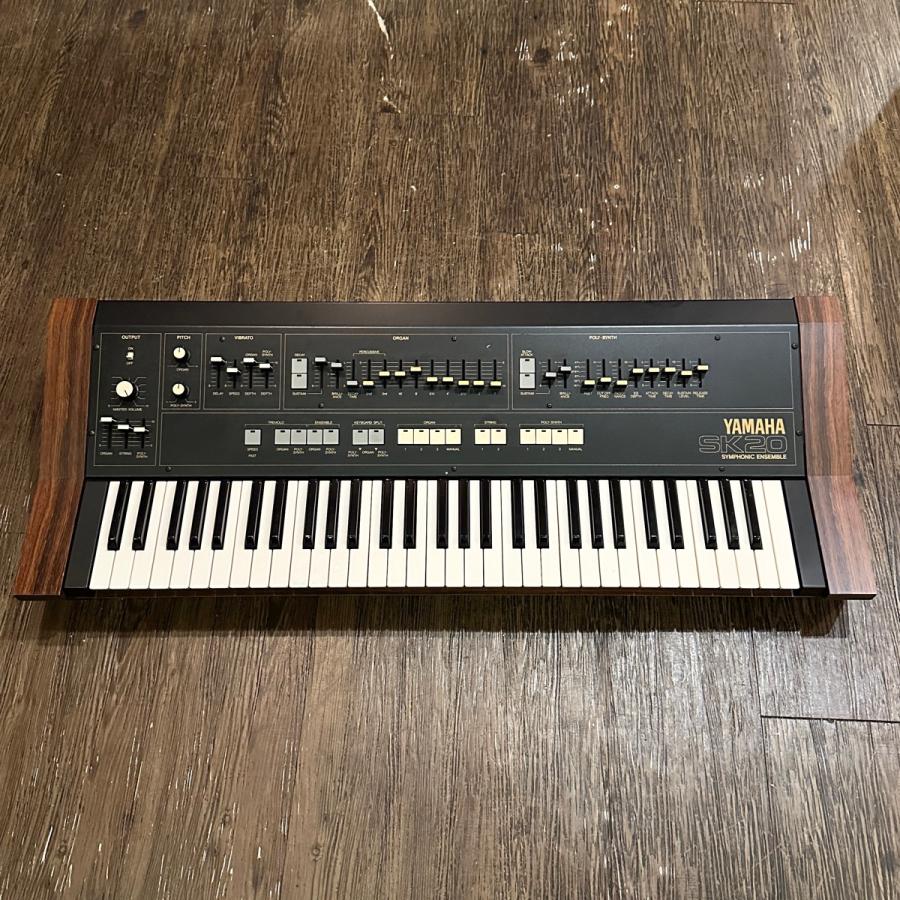 美品 ヤマハ シンセサイザー SK20 61鍵盤 HC付き ビンテージ 廃盤 美品 ヤマハ シンセサイザー SK20 61鍵盤 HC付き ビンテージ