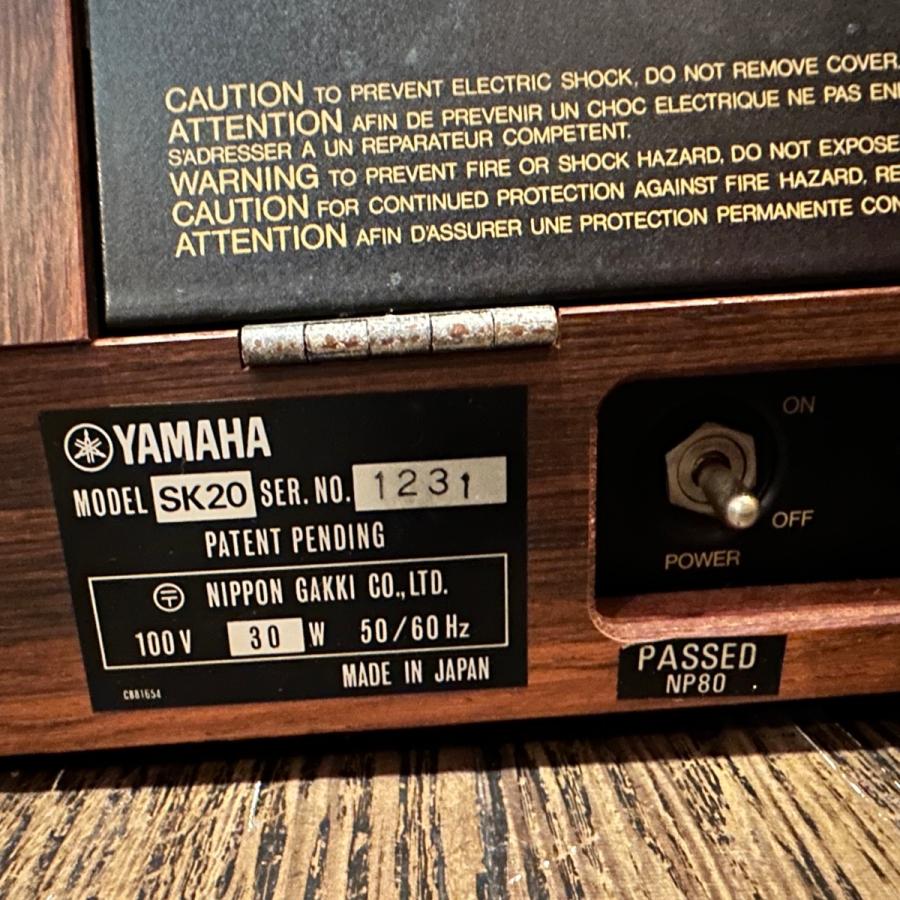 YAMAHAヤマハ シンセサイザー SK20 ビンテージ 廃盤　箱入り YAMAHA Yamaha SK20 Vintage Synthesizer ヤマハ シンセサイザー