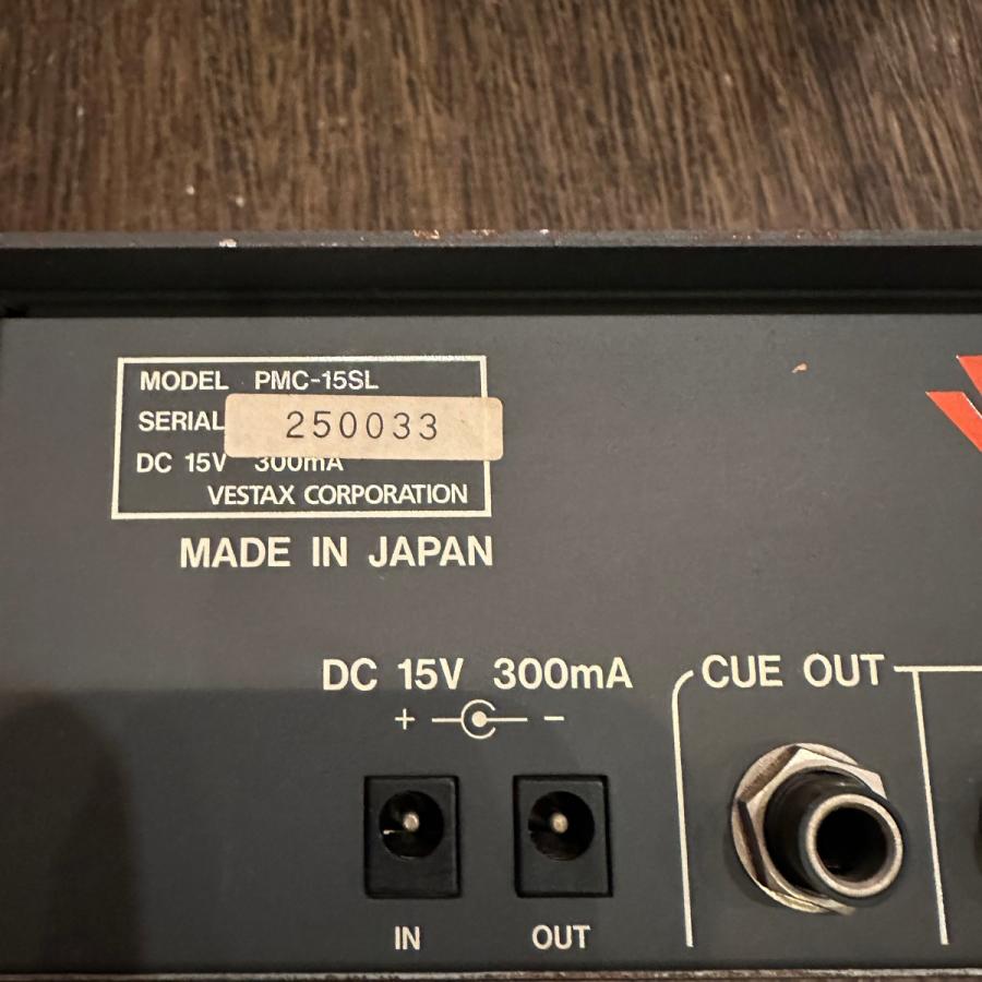 Vestax（ベスタクス） Vestax PMC-15SL ヴェスタクス DJミキサー -a952