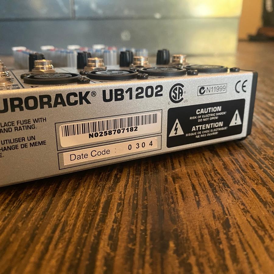 Behringer UB1202 Analog Mixing Console ベリンガー ミキサー -c137