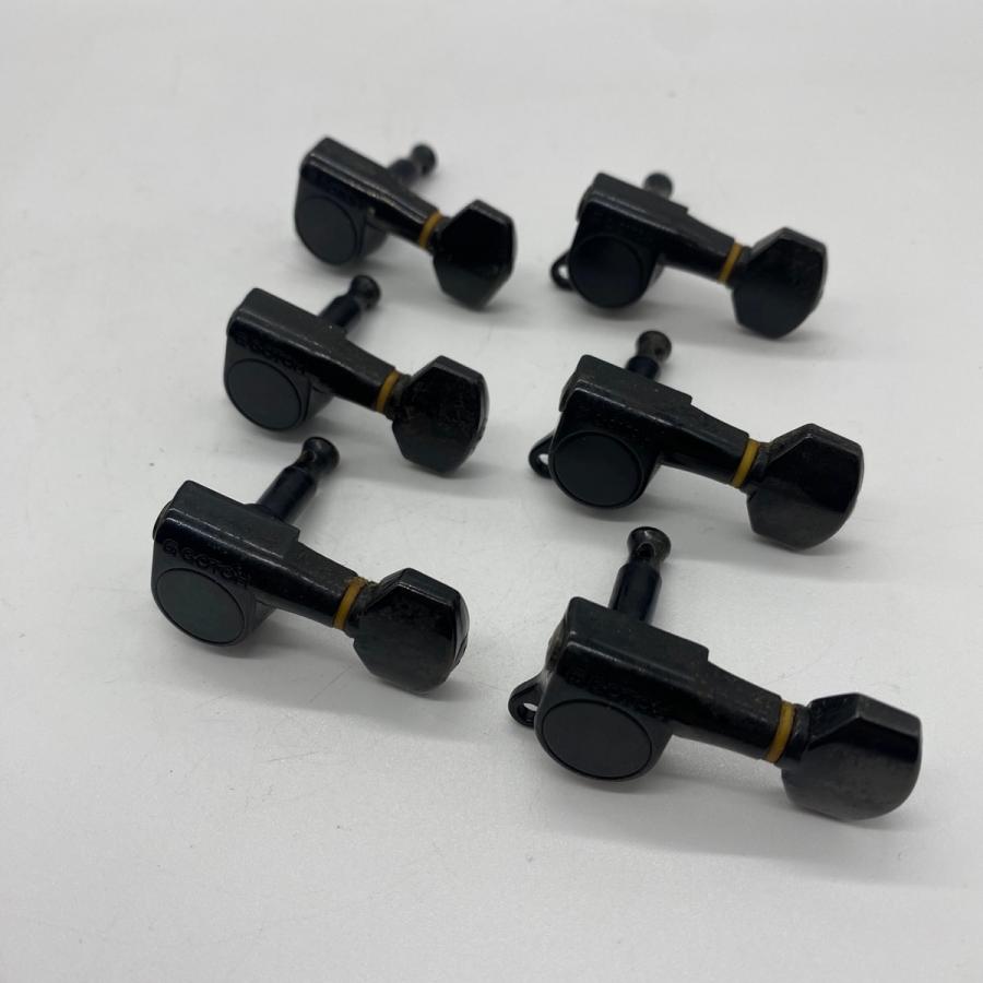 Gotoh エレキギター用 ブラック ロトマチックペグ パーツ 糸巻き