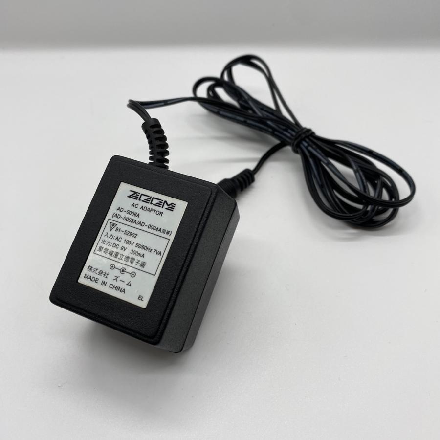 Zoom AD-0006A ACアダプター DC9V 300mA -c417 : GrunSound Yahoo!店