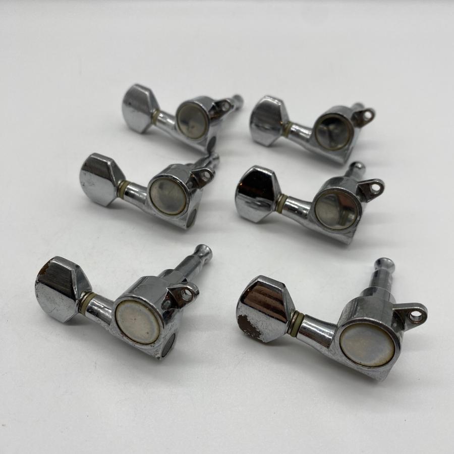 エレキギター用 クローム ロトマチックペグ パーツ 糸巻き