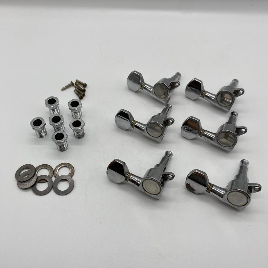 エレキギター用 クローム ロトマチックペグ パーツ 糸巻き