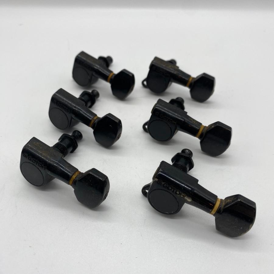 Gotoh エレキギター用 ブラック ロトマチックペグ パーツ 糸巻き