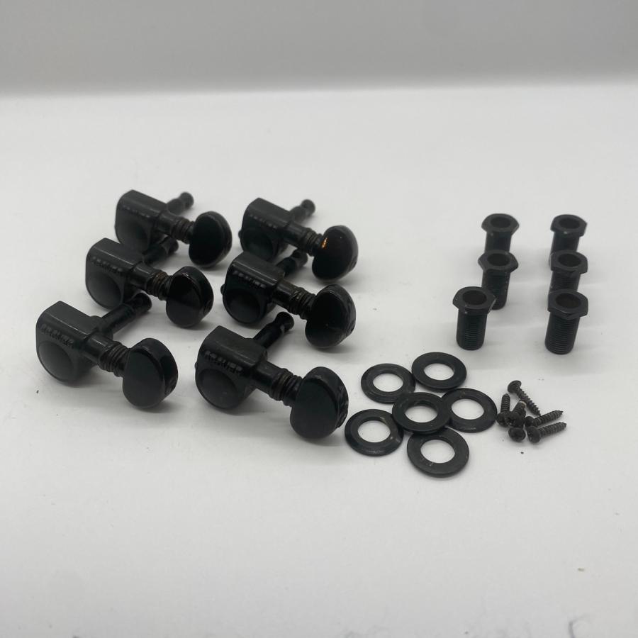 Grover エレキギター用 ブラック ロトマチックペグ 1980年代