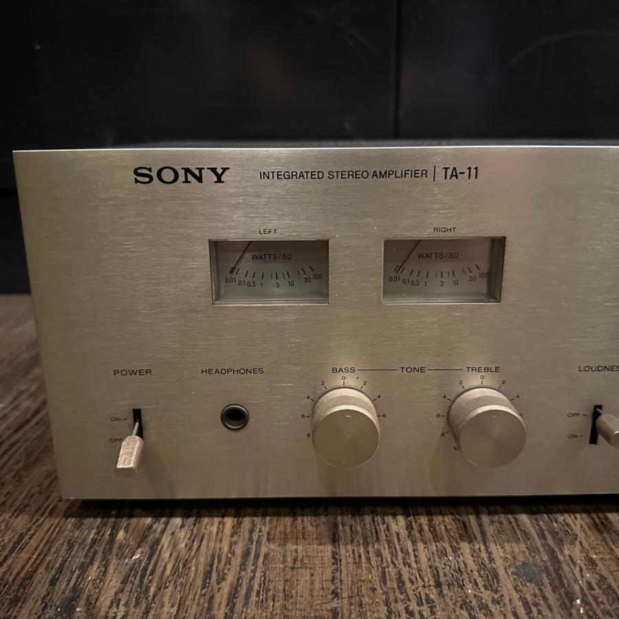 SONY ソニー プリメインアンプ TA-11 修理済 全機能動作 美品 SONY（ソニー） Sony TA-11 1970年代 プリメインアンプ -d065