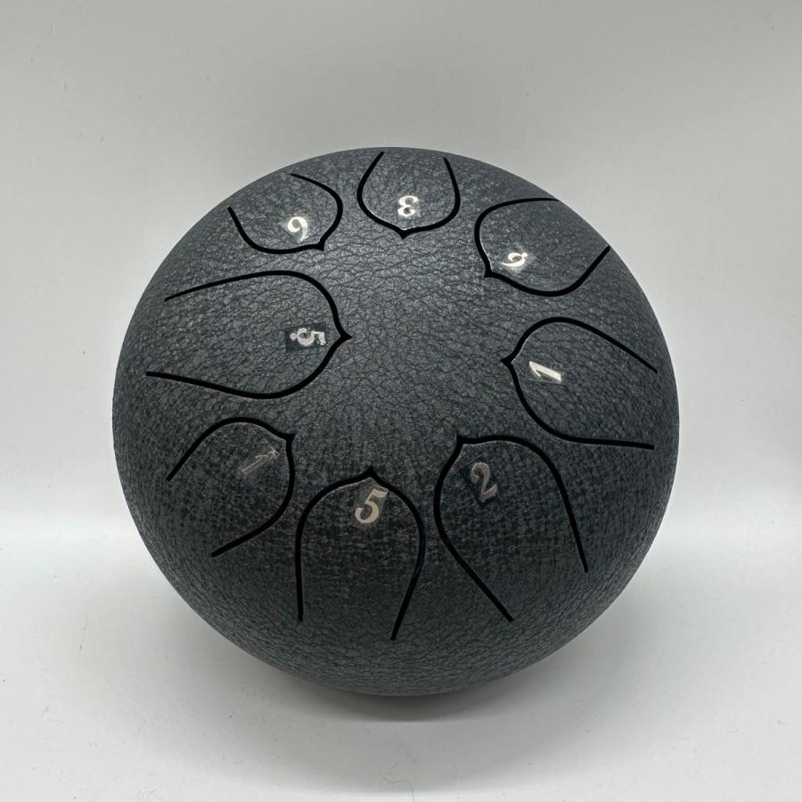 タングドラム スリットドラム 柄 楽器 8音 6インチ 民族楽器