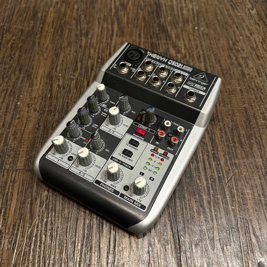 Behringer Q502USB PAミキサー ベリンガー -d176 : GrunSound