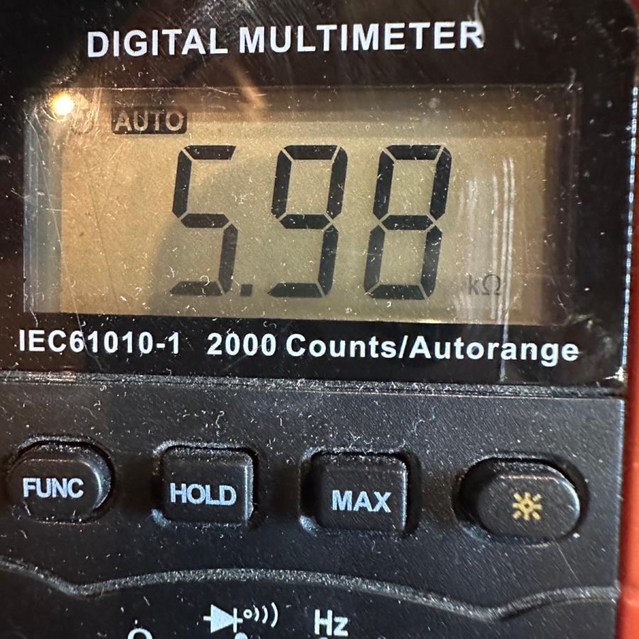 FERNANDES Fernandes LE-X シングルコイル 1990年代 5.98kΩ