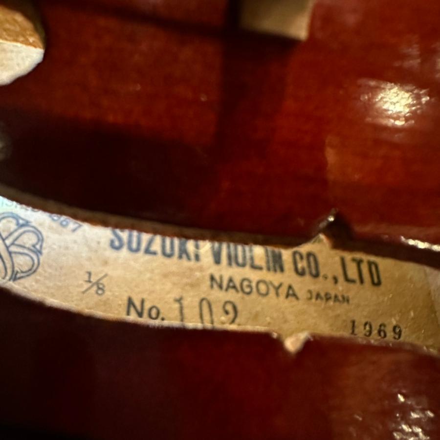 鈴木楽器製作所 Suzuki No.102 1/8 1969年 Violin スズキ 分数
