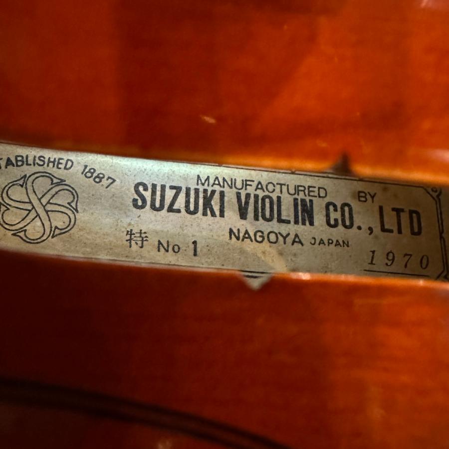 鈴木楽器製作所 Suzuki 特 No.1 4/4 1970年製 Violin スズキ