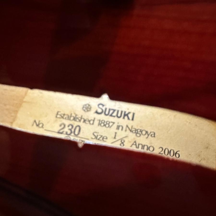 鈴木楽器製作所 Suzuki No.230 2006年 1/8 Violin スズキ 分数