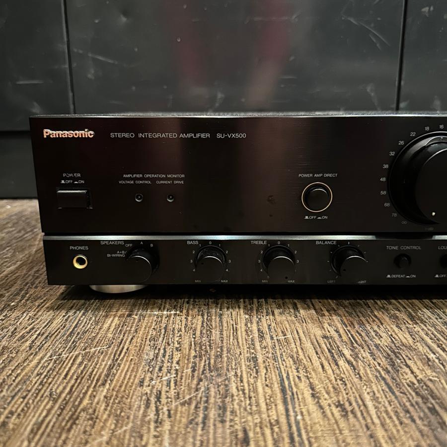 Panasonic パナソニック ステレオアンプ SU-VX500 中古】 Panasonic パナソニック ステレオアンプ SU-VX500 動作品