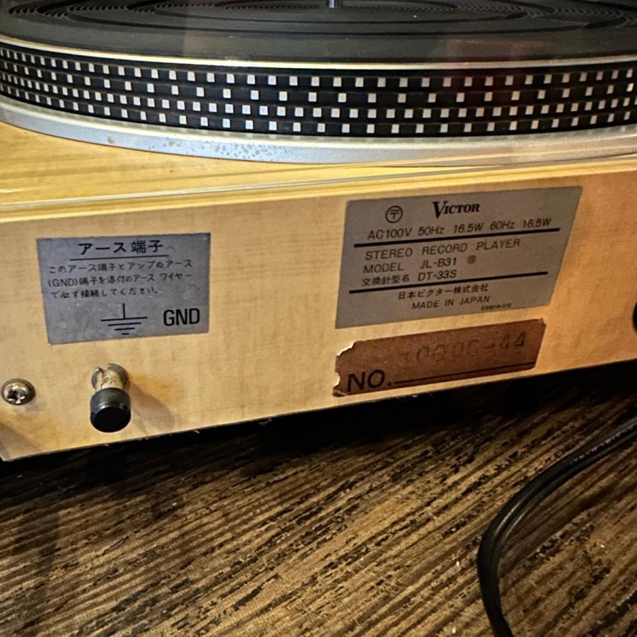 レコードプレ－ヤ－ ビクター JL－B31 Victor(オーディオ) Victor JL-B31 レコードプレーヤー