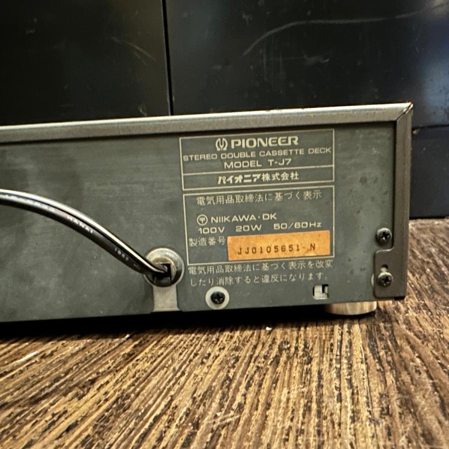 Pioneer（パイオニア） Pioneer T-J7 カセットデッキ -d744