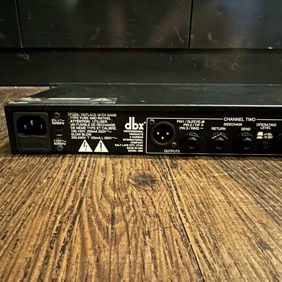 dbx 1066 Compressor Limiter Gate 2ch コンプレッサー PA