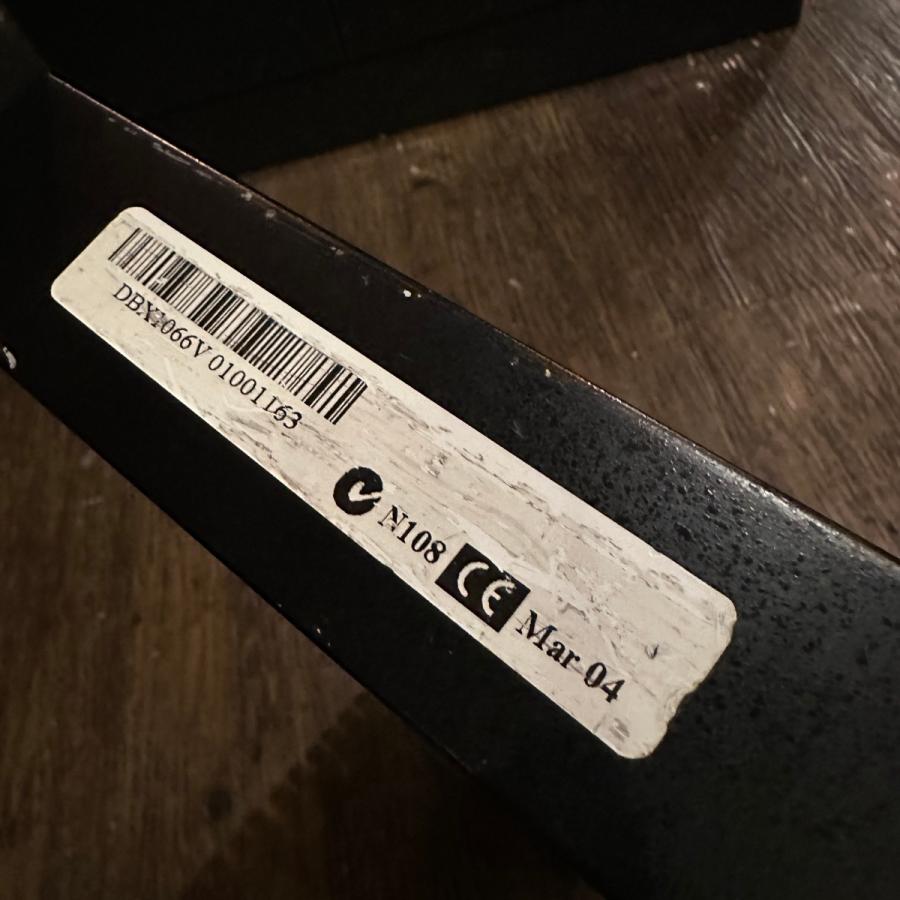dbx 1066 Compressor Limiter Gate 2ch コンプレッサー PA