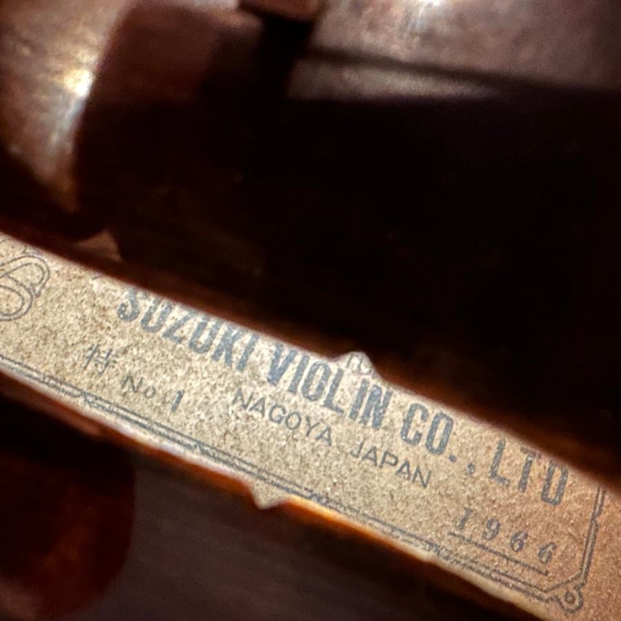 Suzuki 特 No.1 1/2 1966年製 Violin スズキ 分数バイオリン -d905の画像