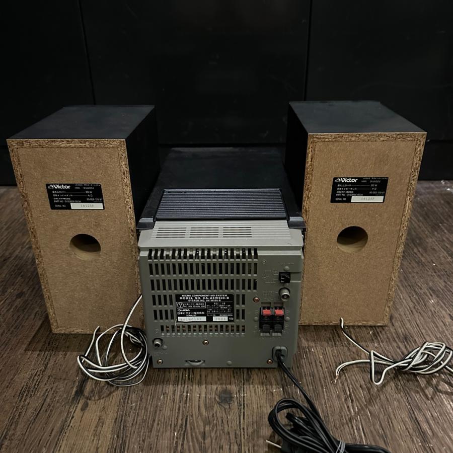 ケンウッド Victor CA-UXW500-B MDシステムコンポ ビクター スピーカー