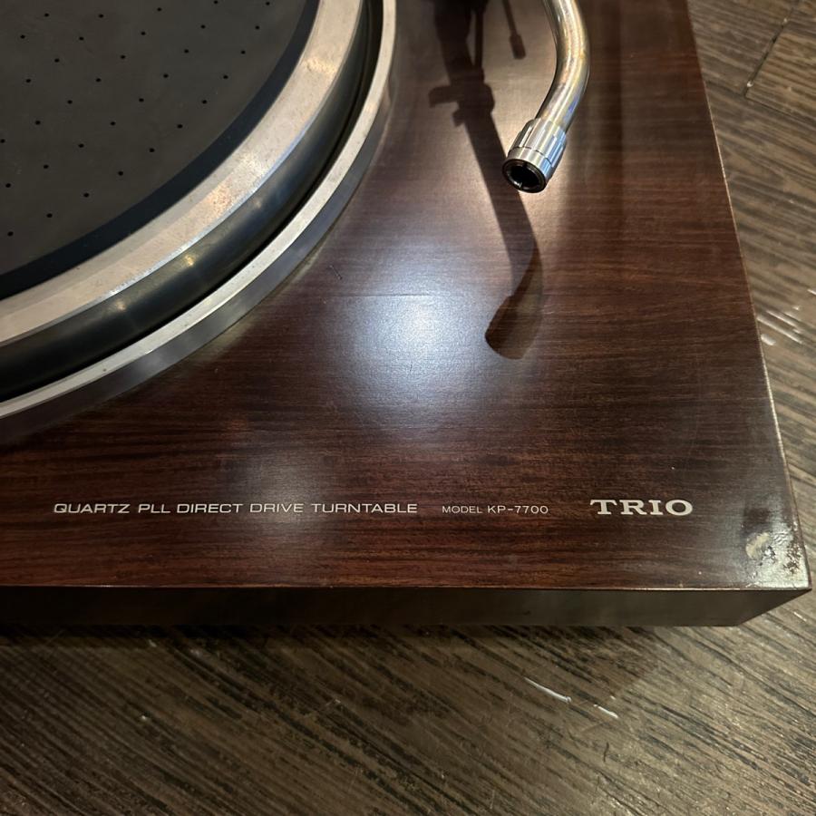 ケンウッド Trio KP-7700 レコードプレーヤー ダイレクトドライブ 昭和