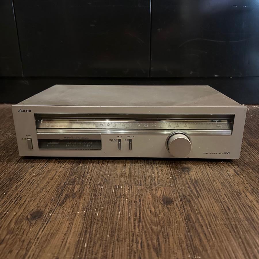 Aurex TOSHIBA ST-560 FM/AM チューナー 昭和レトロ 東芝 オーレックス