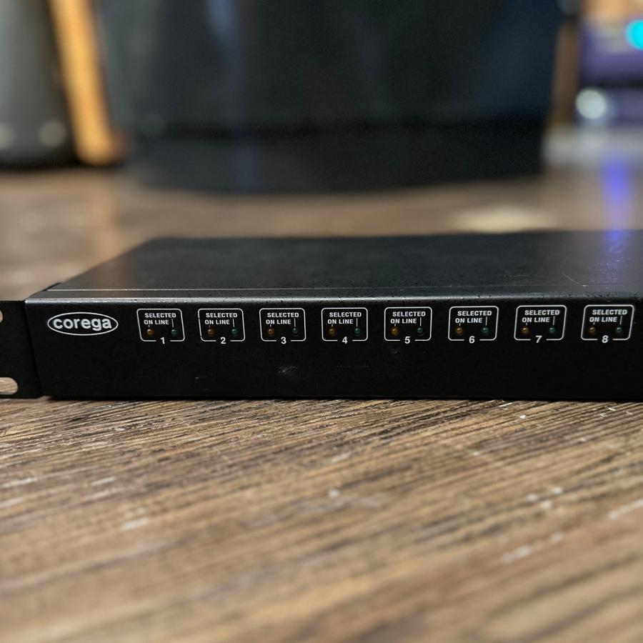 コレガ COREGA CG-PC8KVMHGR CPU自動切替器 8台用 -e259